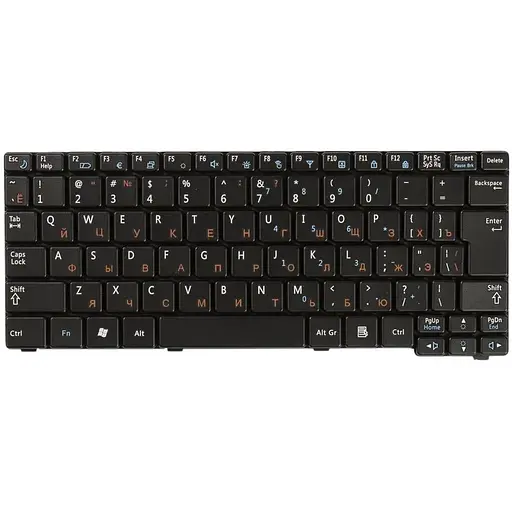 Клавіатура для ноутбука Samsung NP-N150/NP-NB30 Чорний (A2198)