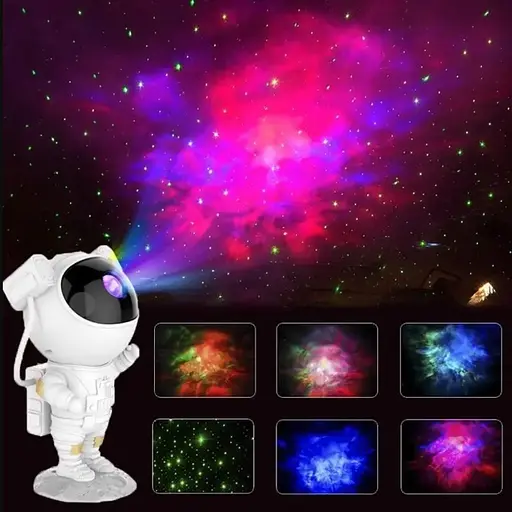 Нічник Quinn Астронавт на vісяці лазерний проектор галактики - фото 4