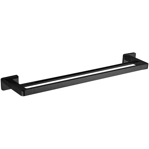 Тримач для рушника VBI Mars black подвійна VBI-040108BL Чорний матовий - фото 1