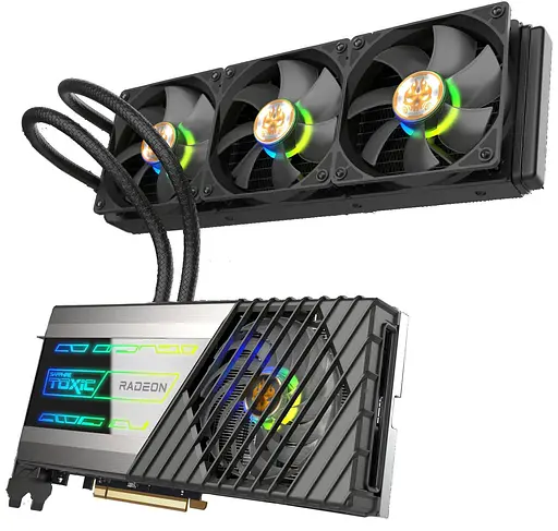 Видеокарта Sapphire AMD Radeon RX 6900 XT 16G TOXIC Limited Edition (11308-98-92G) (GDDR6, 256 bit, PCI-E v4.0 x16) FR - фото 1