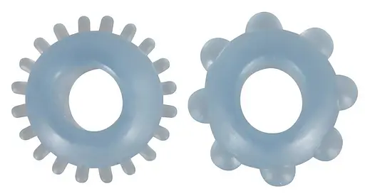 Набор эрекционных колец для пениса You2Toys Cock Ring Set 2 шт. голубой - фото 4