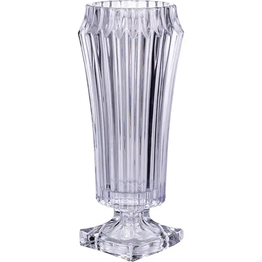 Ваза декоративная Yiwu Minimalist стеклянная фигурная 34.5 см HP-19-141 - фото 2