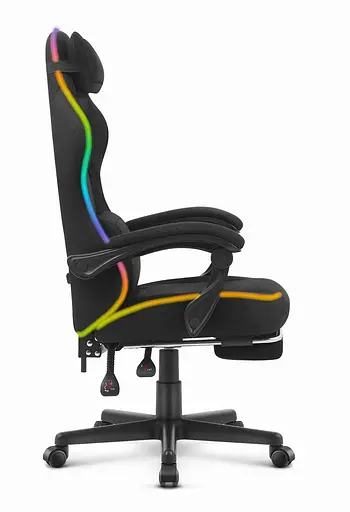 Крісло Cabro C502 LED Black тканина - фото 2