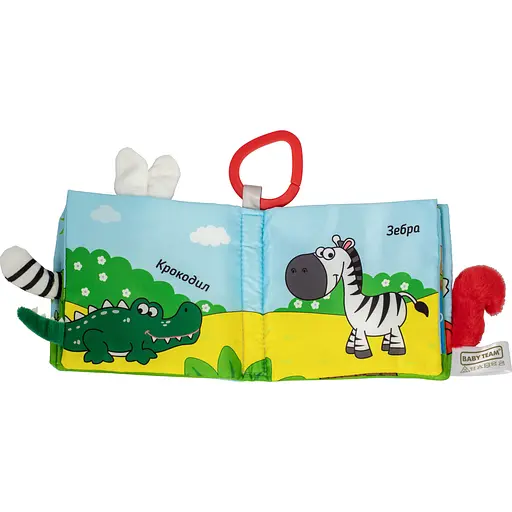 Текстильная игрушка-книжка Baby Team Животные (8722) - фото 3