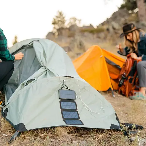 Зарядний пристрій на сонячних батареях Power Bank 25000mAh 10Вт - фото 7