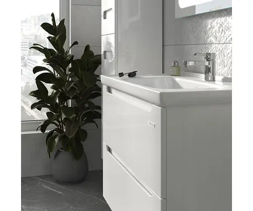 Тумба підвісна Sanwerk Ера Air 80 Білий з умивальником Idea (MV0000856) Білий - фото 4