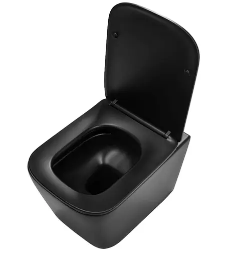 Подвесной унитаз Rea Raul black matt REA-C1100, Черный матовый - фото 3