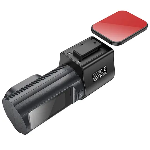 Відеореєстратор Hoco DV8 2K display hidden driving recorder (with rear camera) Black - фото 2