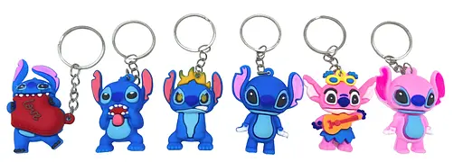 Брелок силіконовий Стіч 5 см (В асортименті)