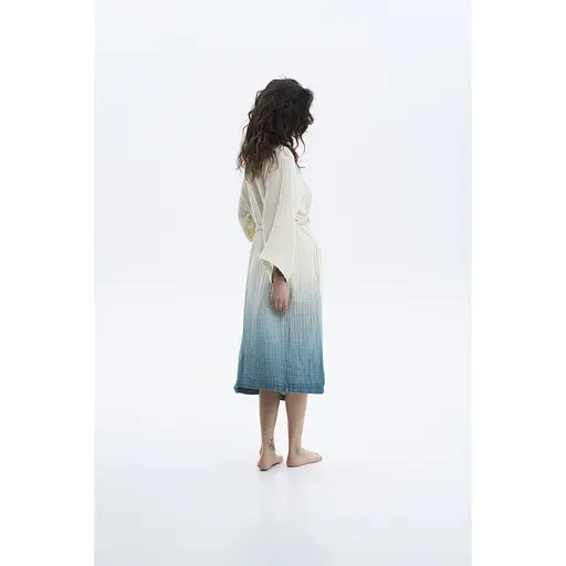 Халат Lotus Home Nitra muslin blue S/M (svt-2000022351027) - фото 6