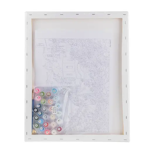 Набір для розпису по номерах "Середземноморське містечко" 40*50 см, IDEA2-GX46116, ТМ "99IDEAS" - фото 6