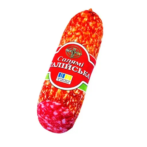 Дитяча м'яка іграшка "Ковбаса Салямі" Сувенір-Декор KOV-S-1, 48 см - фото 1