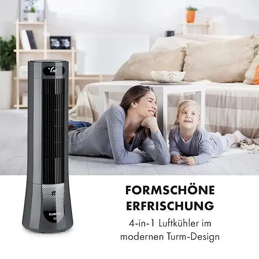 Охладитель воздуха Klarstein Skyscraper Frost 300 м3/ч Антрацит (10035820) - фото 8