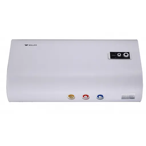 Водонагрівач Willer Spring 2 кВт, мокрий ТЕН, 100 л, прямокутний, горизонтальний, білий (EH100R) - фото 2