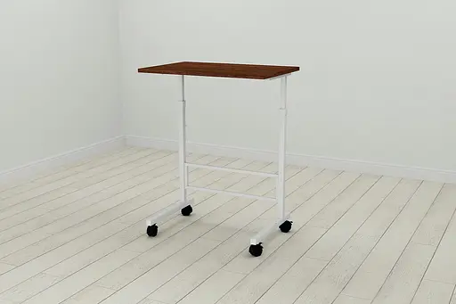 Стол приставной Ferrum-decor Амиго 62x60x40 металл Белый ДСП Венге 16мм (FRD-105396)