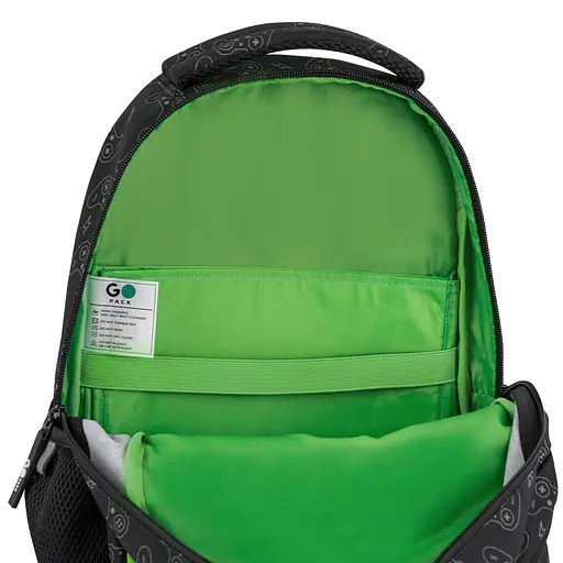 Рюкзак GoPack Education 175M-7 Never Give Up Черно-зеленый (GO26-175M-7) - фото 13