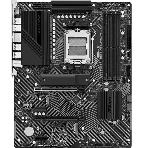 ASRock B650 PG LIGHTNING (AM5/B650, 4*DDR5, 2xPCIex16, HDMI, 4xSATA, 3xM.2, 2.5GLan, 7.1ch, ATX) - фото 2