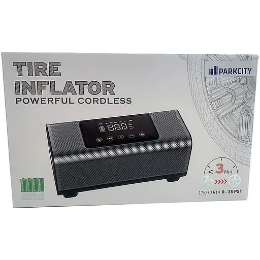 Компресор акумуляторний ParkCity T2500 портативний, з автостопом та цифровим манометром - фото 2