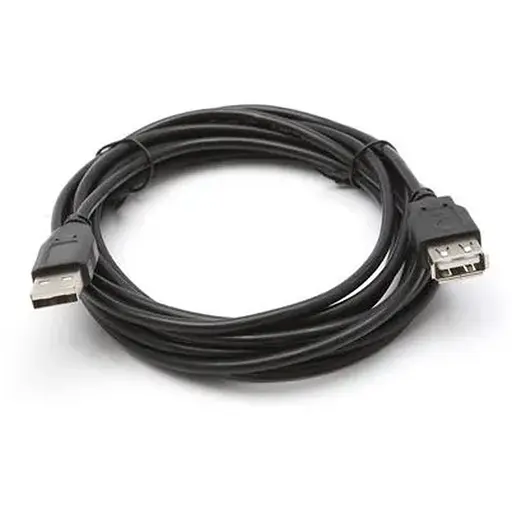 Кабель USB AM-AF (продовжувач), 1.8 м, чорний