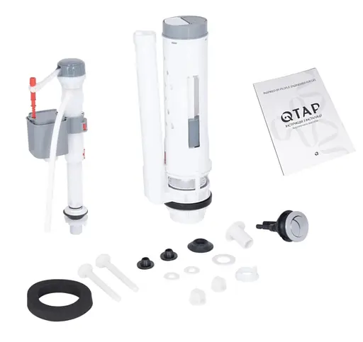 Напольный унитаз-моноблок Qtap Kolibri Ultra Quiet с сиденьем Slim Duroplast/ Soft-close/ Quick Release QT10226380W - фото 7