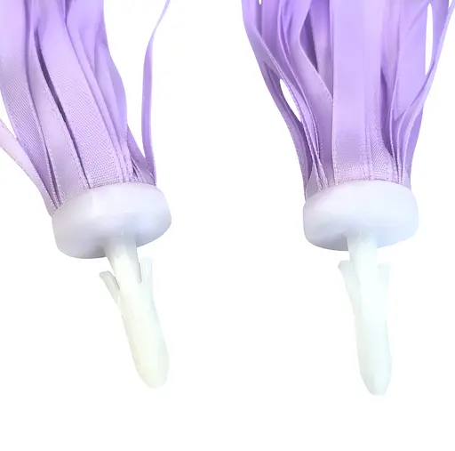 Ленты в руль детского велосипеда / самоката атласные однотонные лиловый (G00019653) - фото 3