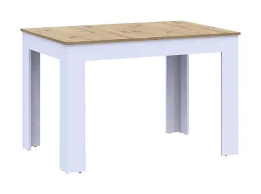 Столовый стол Doros Флинт Белый/Дуб Артизан 120(170)х80х78 (41510130) - фото 8