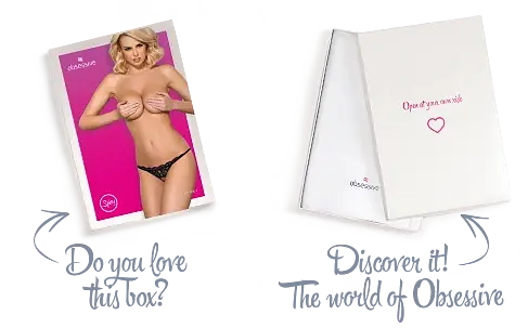 Кружевные танга с двумя отверстиями Obsessive 831-THC-1 crotchless thong S/M - фото 8