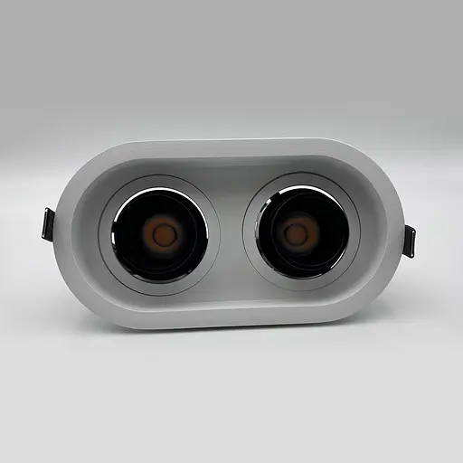 Встраиваемый светильник Skarlat RSL74090-2 2x10W WH+BK 4000K - фото 3