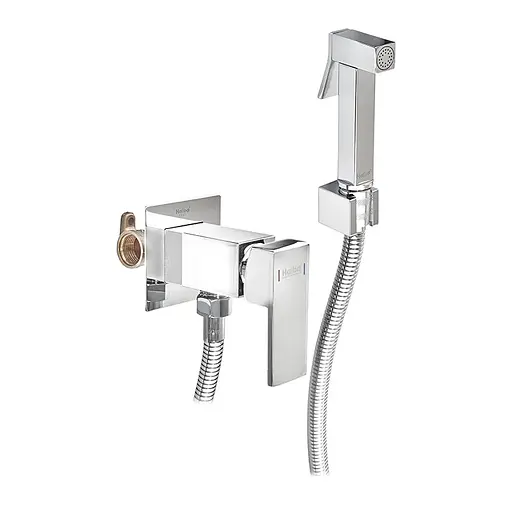 Гигиенический душ скрытого монтажа Haiba Kubus 002 HB3950, Хром - фото 1