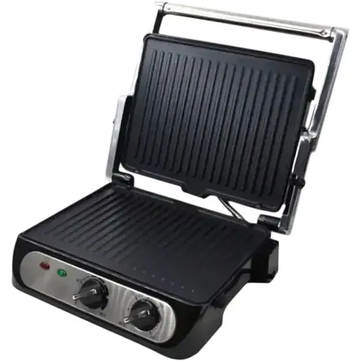 Притискний контактний електричний гриль Crownberg CB 1042 - фото 2