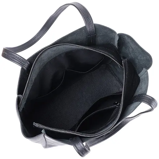 Сумка-шоппер Shvigel из натуральной кожи 29х30х12 см sum0027550 - фото 7