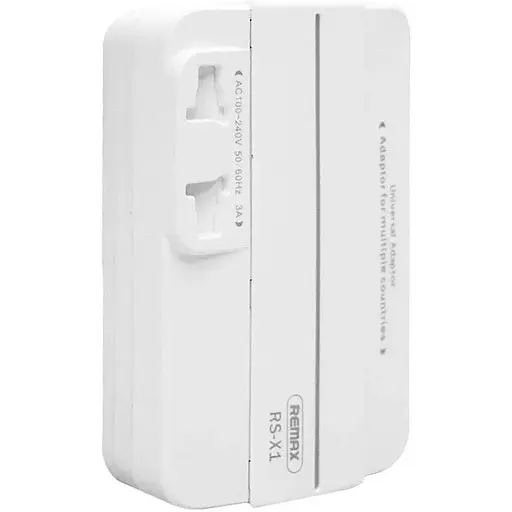 Переходник Remax на американскую + евро розетки Z4 3 в 1 - фото 1