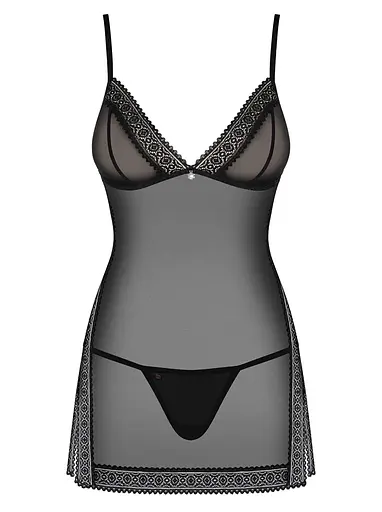 Комплект белья Obsessive 862-CHE-1 L/XL черный - фото 3