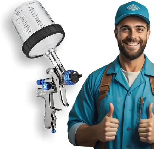 Подходит для распылителя воздуха Spectrum Premium HTE с гравитационной подакой и боковым вентилятором. - фото 3