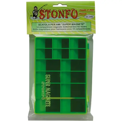 Коробка магнитная Stonfo 248S Super Magnetic Box 14 ячеек - фото 2