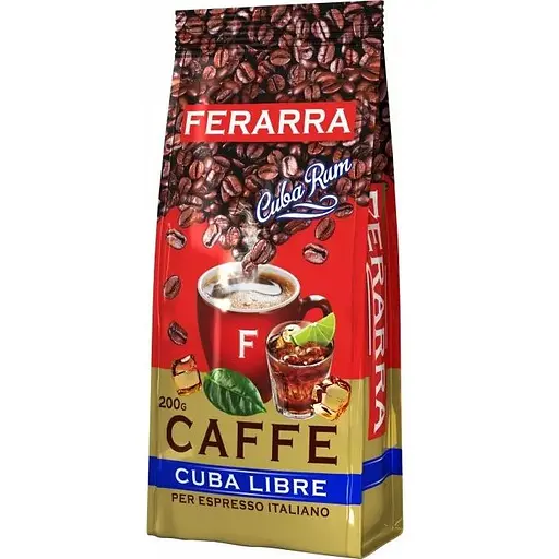 Кофе Ferarra Caffe Cuba Libre в зернах 200 г - фото 1