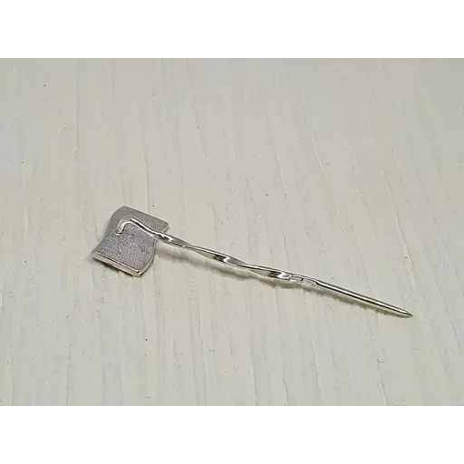 Срібний значок Астор Прапор України з емаллю. 9172533Р - фото 2