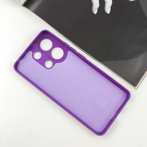 Чохол Silicone Cover Lakshmi Full Camera (AA) для Xiaomi Redmi Note 13 5G Фіолетовий / Purple - фото 3