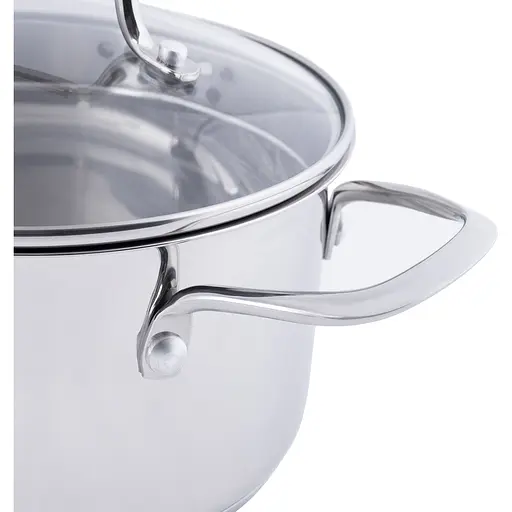 Кастрюля Krauff Cook&Joy со стеклянной крышкой диаметр 20 см 3.5 л (26-238-118) - фото 9