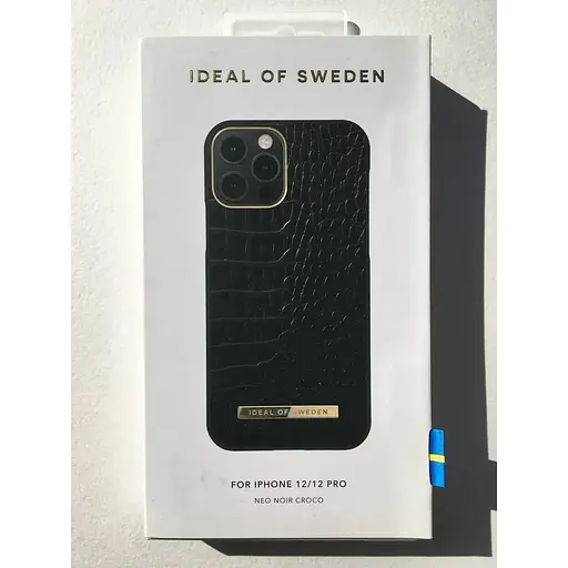 Противоударный чехол iDeal of Sweden Atelier MagSafe для iPhone 12 Pro (6.1") Neo Noir Croco - фото 5