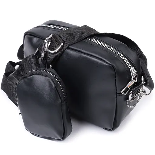 Женская сумка кросс-боди Vintage с монетницей из экокожи 19.5х12.5х6.5 см sum0026987 - фото 6