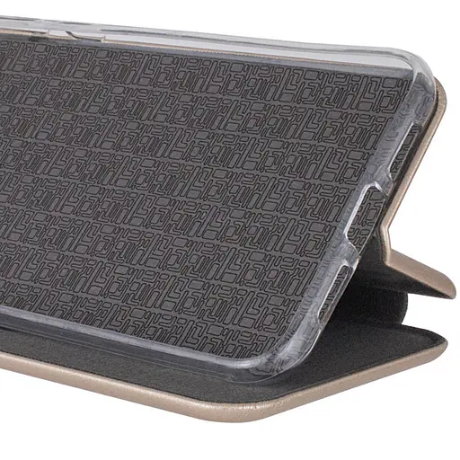 Шкіряний чохол-книжка Classy для Xiaomi Redmi Note 9s / Note 9 Pro / Note 9 Pro Max Золотий - фото 3