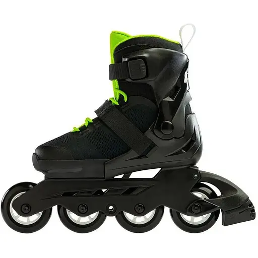 Ролики Rollerblade Microblade 2023 28-32 Black/Green (1012-07221900-T83-28-32) - фото 2