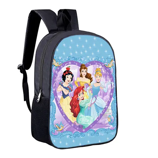 Рюкзак детский принцессы диснея 34х27 см, ранец с принцессой городской для девочки (00492)