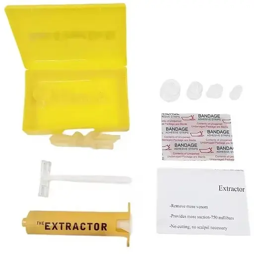 Набір першої допомоги при укусах змій Sawyer extractor pump kit екстрактор отрути - фото 2
