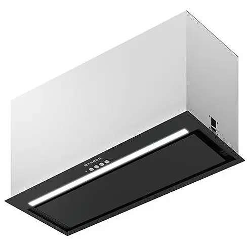 Вытяжка Faber встраиваемая 70 см 1119 м3ч Inka Lux Evo Bk Matt A70 черный матовый