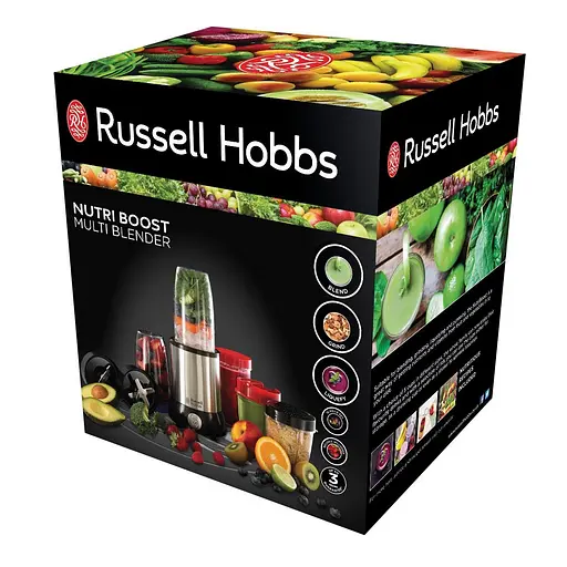 Блендер стаціонарний Russell Hobbs Nutri Boost чорно-сріблястий 700 Вт (23180-56) - фото 12