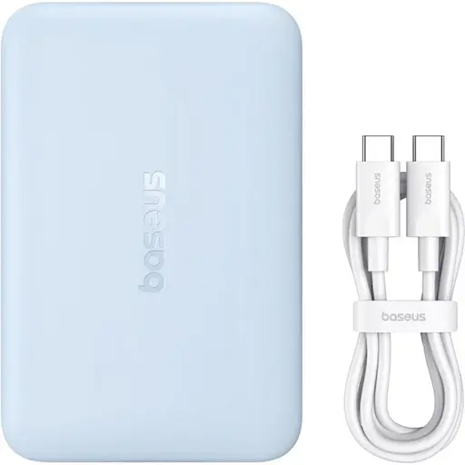 Зовнішній акумулятор Baseus EnerFill Ultra Mini 10000mAh 22.5W Blue (P1008210E313-00) [152263] - фото 4
