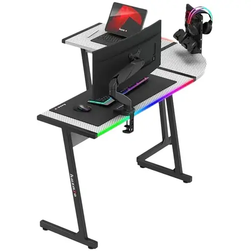 Комп'ютерний стіл Huzaro Hero 6.0 White RGB Smart - фото 5