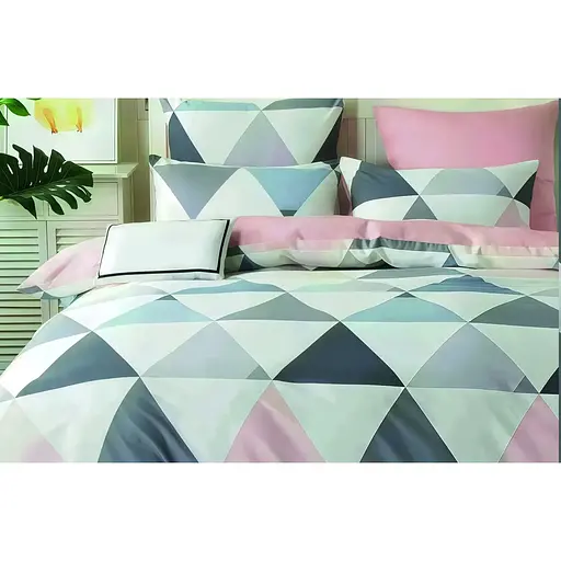Комплект постільної білизни Versailles VS-BS2.5-106 Трикутники євро сатин (147062)
